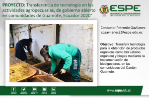 Transferencia tecnología Guamote 2020