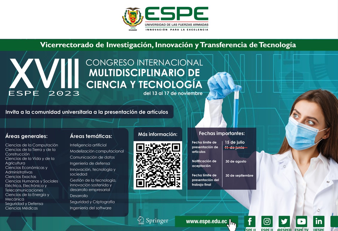 Xviii Congreso Internacional Multidisciplinario De Ciencia Y Tecnología Departamento De